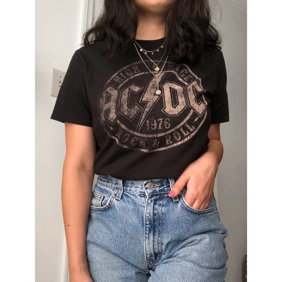 AC/DC Other - NWT AC/DC BAND TEE GRAPHIC T SHIRT ROCK N ROLL TOP